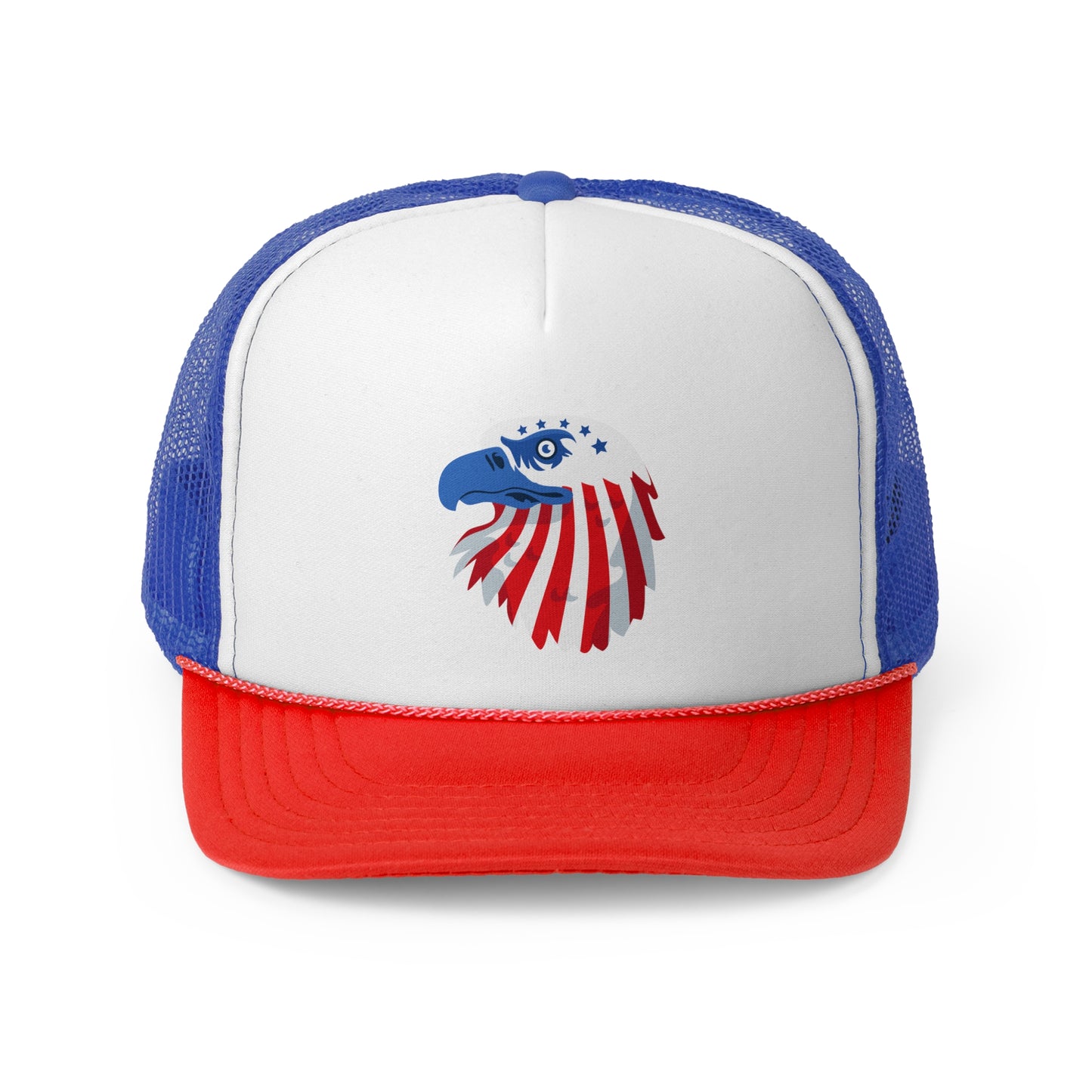 Patriotic Eagle Trucker Cap - Red, White & Blue Snapback Hat