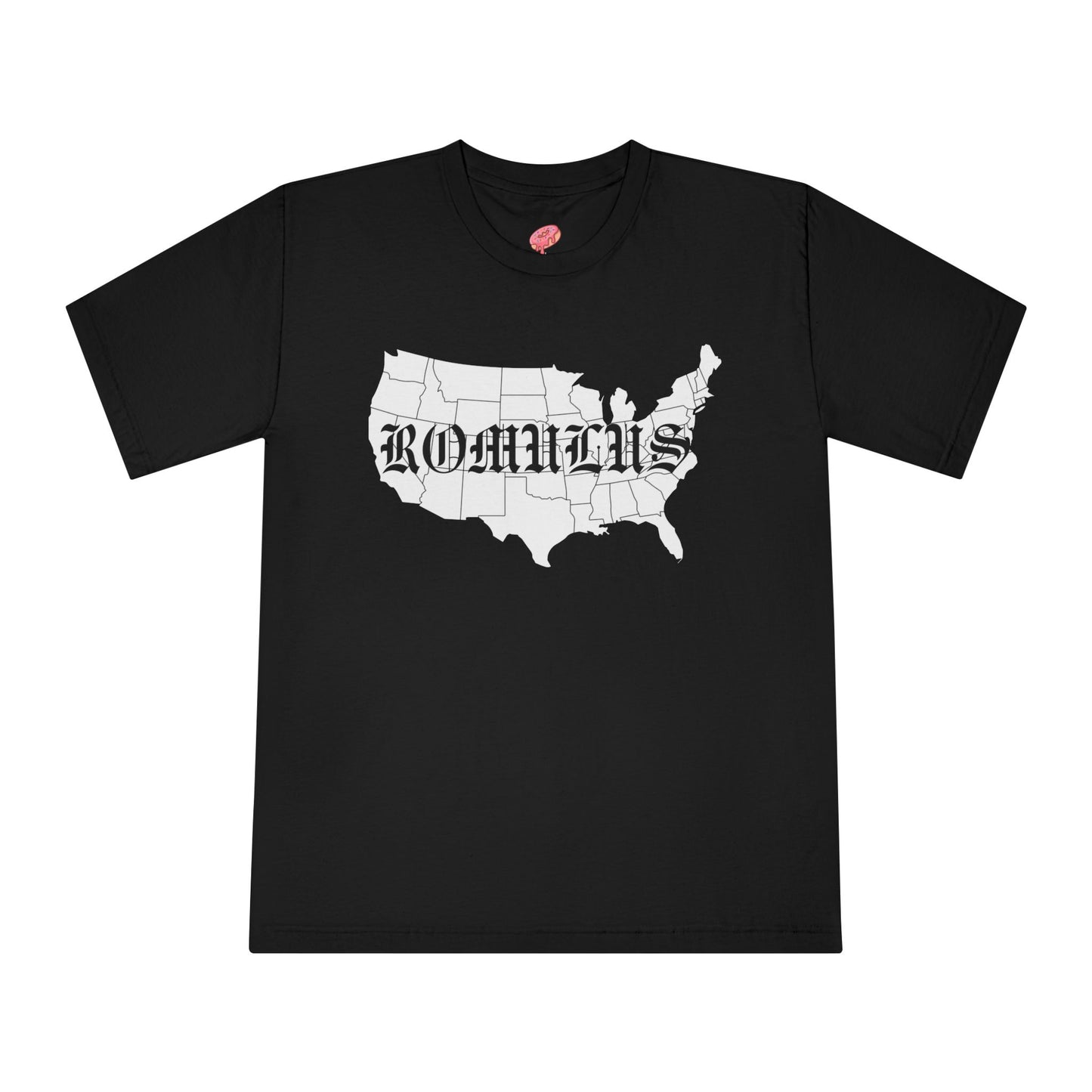 Romulus Unisex Classic Crewneck T-Shirt - Minimalist USA Map Design