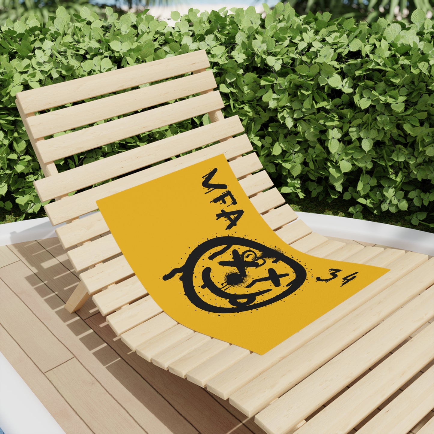 Naval Vibrant Graffiti Beach Towel – Perfect for Summer Adventures & Pool Days!