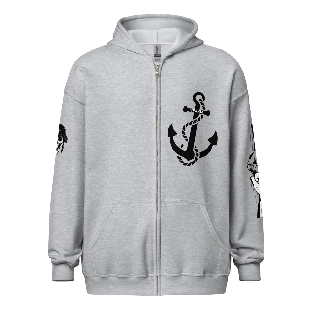 Unisex Heavy Blend Zip Hoodie | Gildan 18600